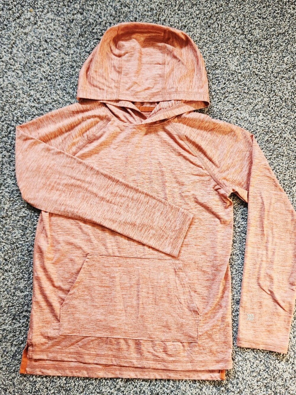 All In in Motion Girls/Kids Heathered Long Sleeve Athletic Hoodie